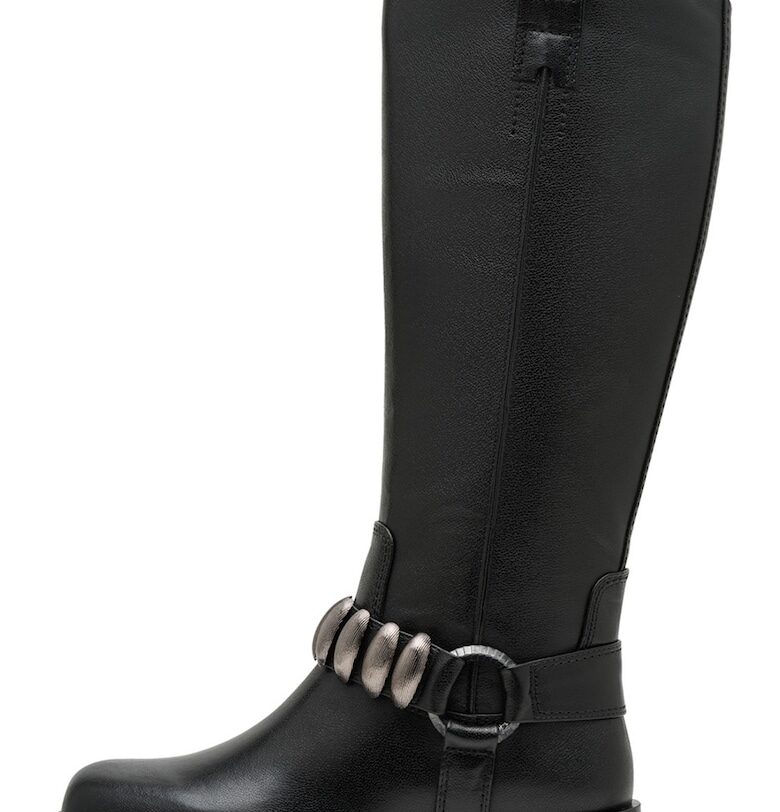 Боти от еко кожа - Черен Tamaris