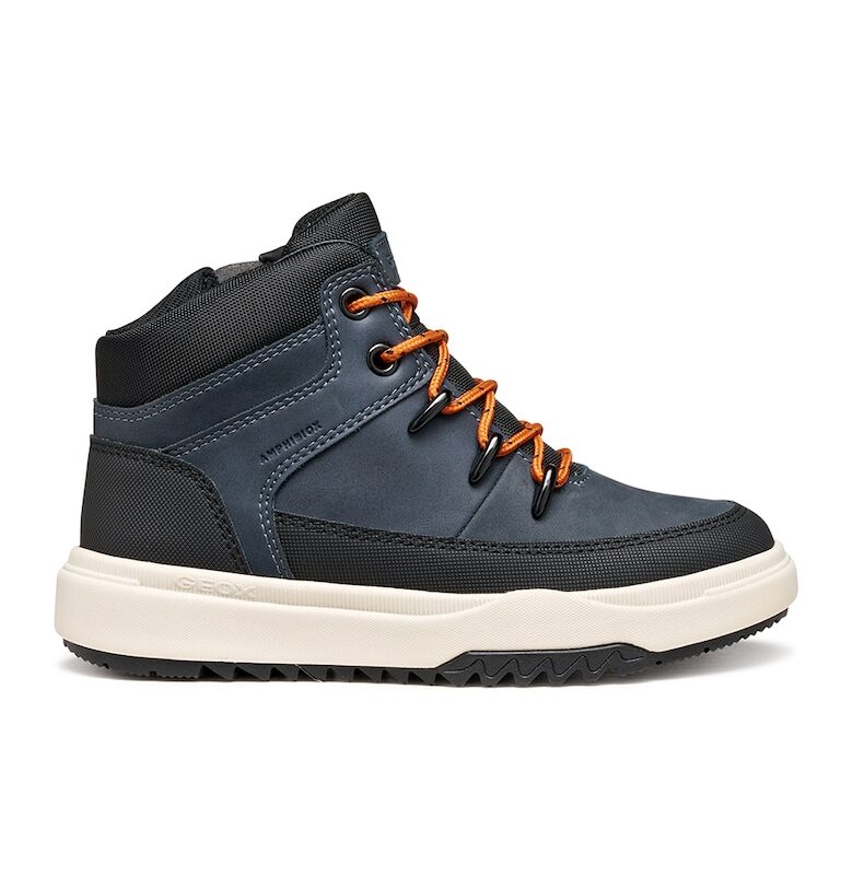 Боти от набук - Тъмносин/Избеляло черно Geox