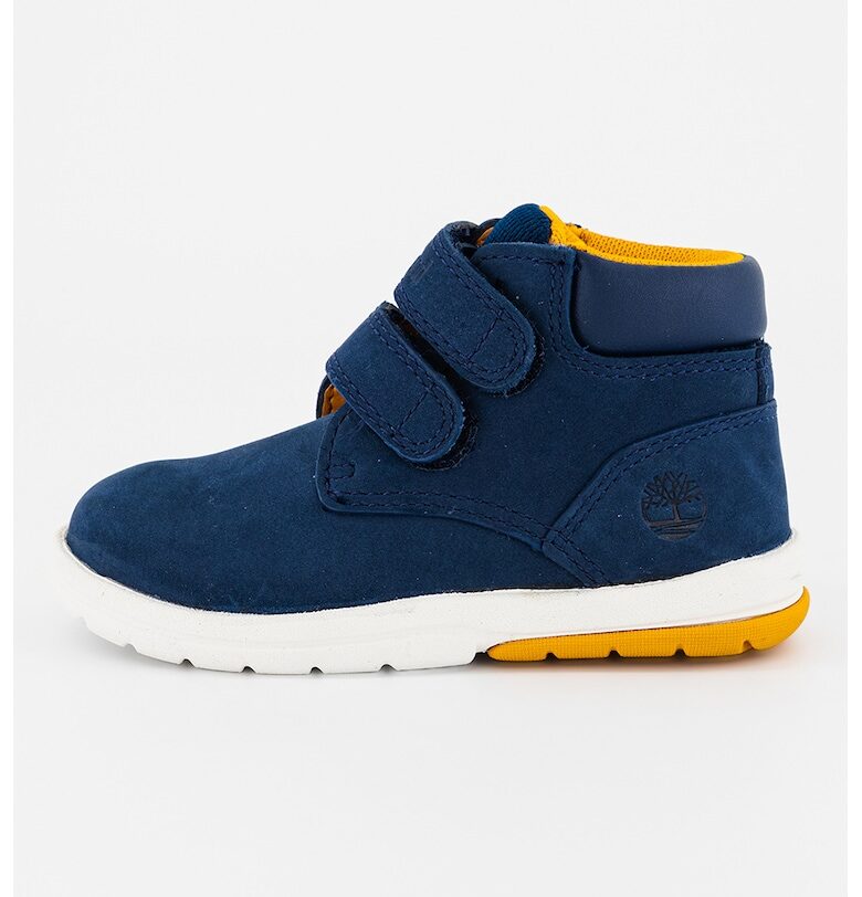 Боти от набук с велкро - Тъмносин Timberland