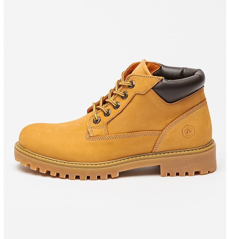 Боти от набук с връзки - Шафраново жълто Lumberjack