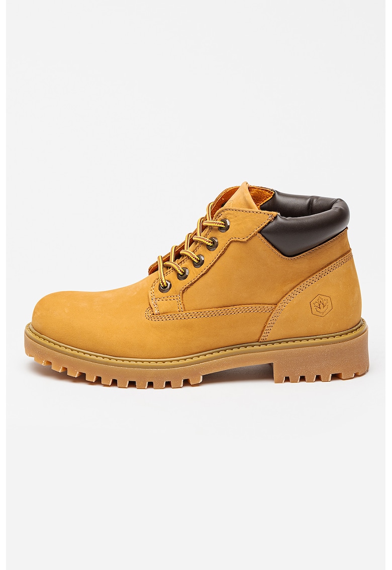 Боти от набук с връзки - Шафраново жълто Lumberjack