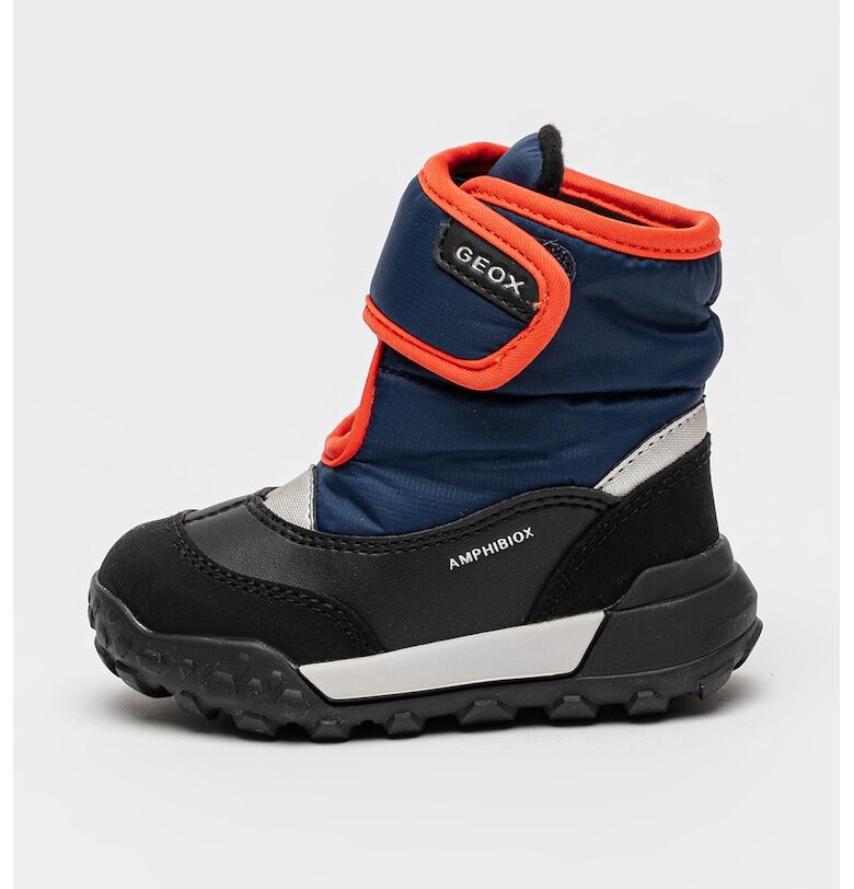 Боти с велкро - Оранжев/Тъмносин Geox