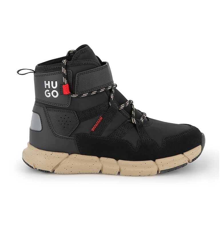 Боти с велкро - Черен HUGO