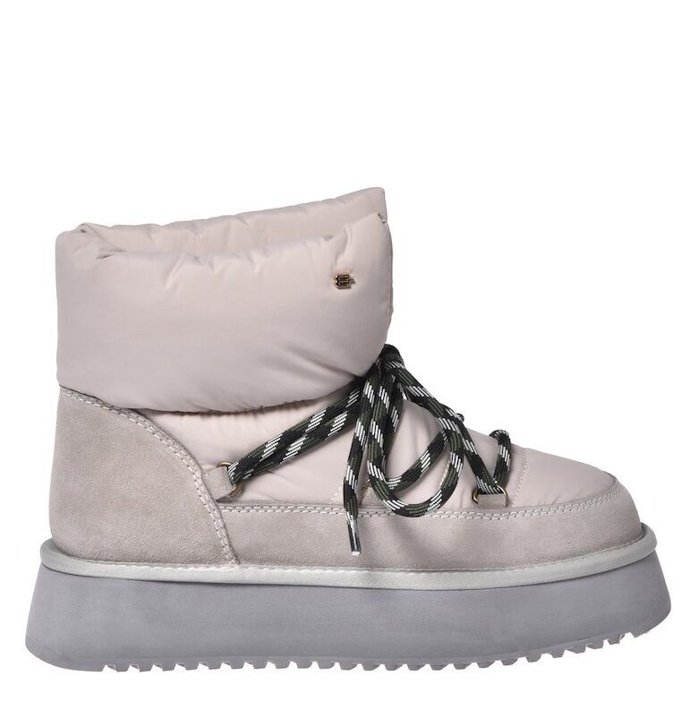 Боти с велур - Сив Baldinini