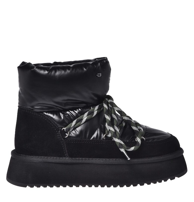 Боти с велур - Черен Baldinini