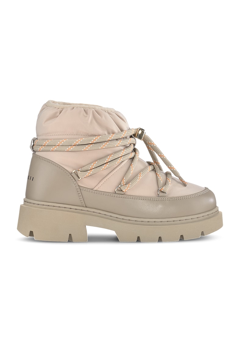 Боти с вълнена подплата - Светло бежово INUIKII