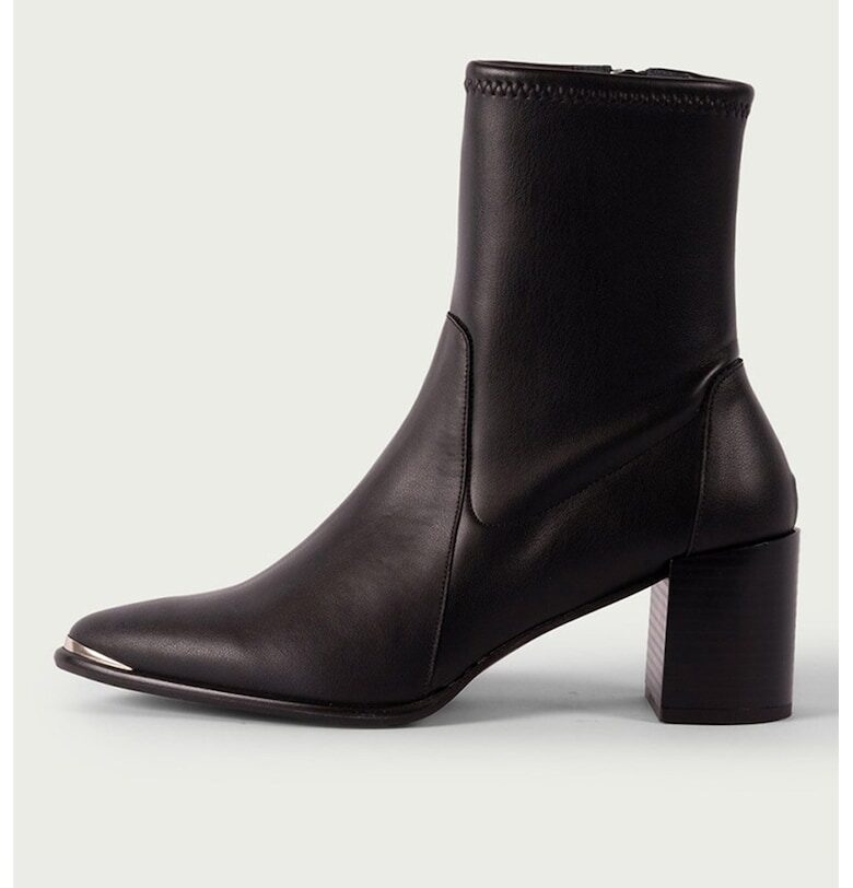 Боти с кожа - Черен ALURA