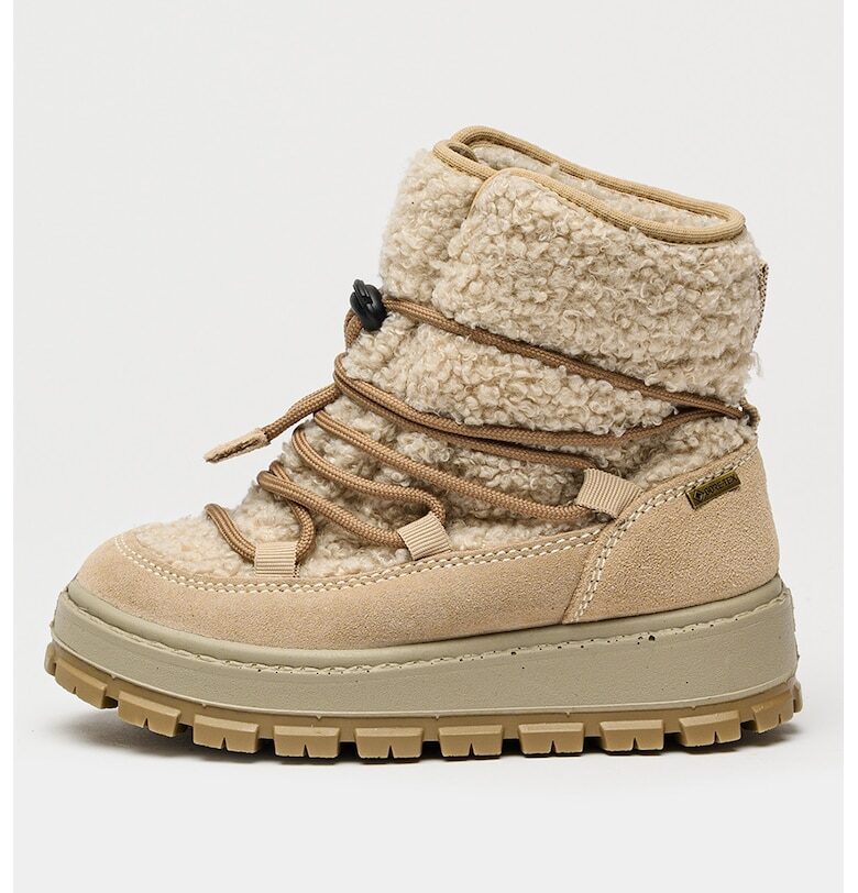 Боти с плюшени детайли - Кафяв/Бежов/Светло бежово Primigi