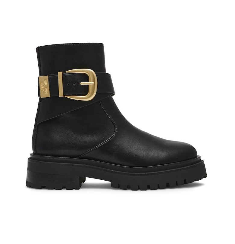 Боти с тока - Черен Steve Madden