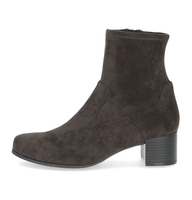 Ботинки с ток - Tъмносив Caprice