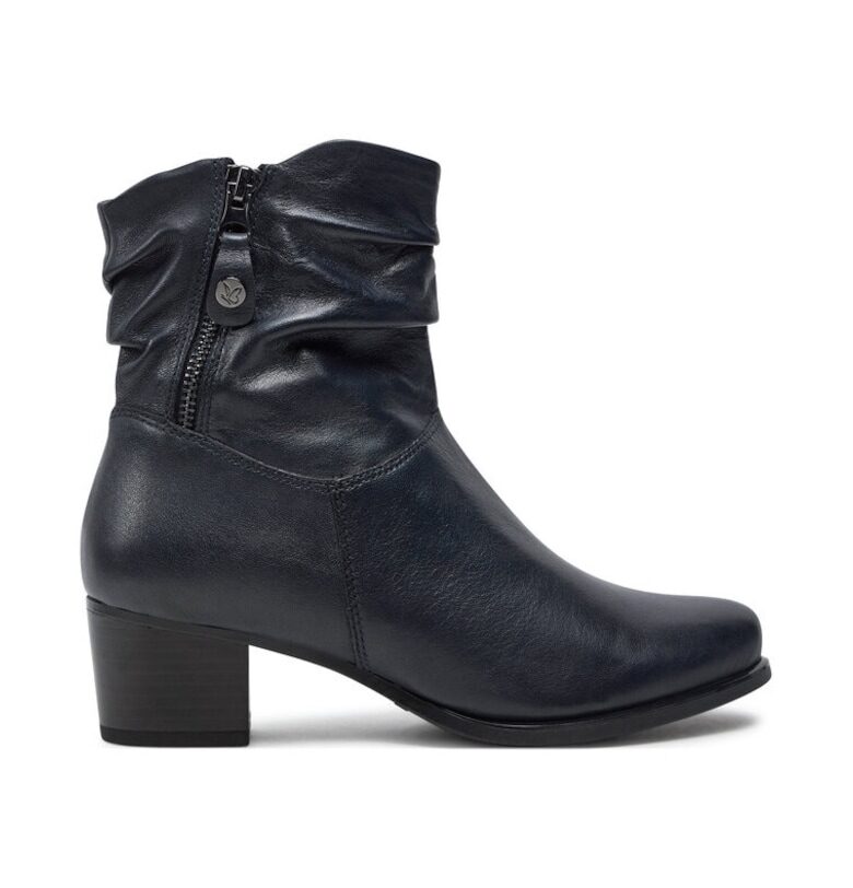 Ботуши 9-25348-41 Тъмносини -  Лачена кожа Caprice