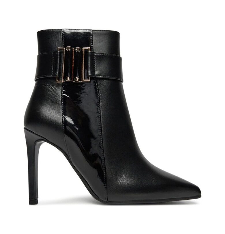 Ботуши D04834-1451-002 Черни -  Лачена кожа Baldowski