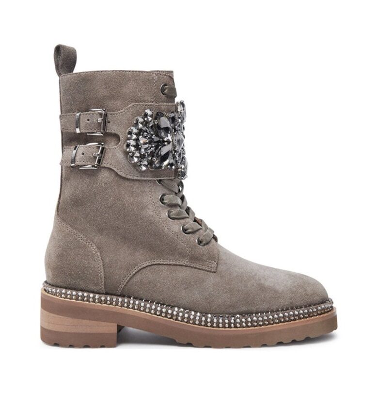 Ботуши I240858 Khaki -  Естествена кожа ALMA EN PENA