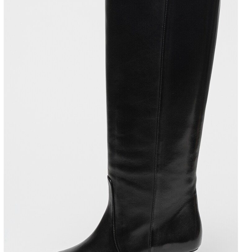 Ботуши Naomi 50 с котешки ток - Черен STUART WEITZMAN