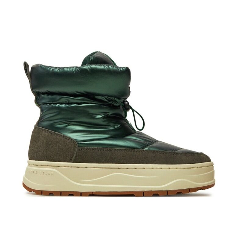 Ботуши за сняг PLS50554 Green -  Естествена кожа Pepe Jeans
