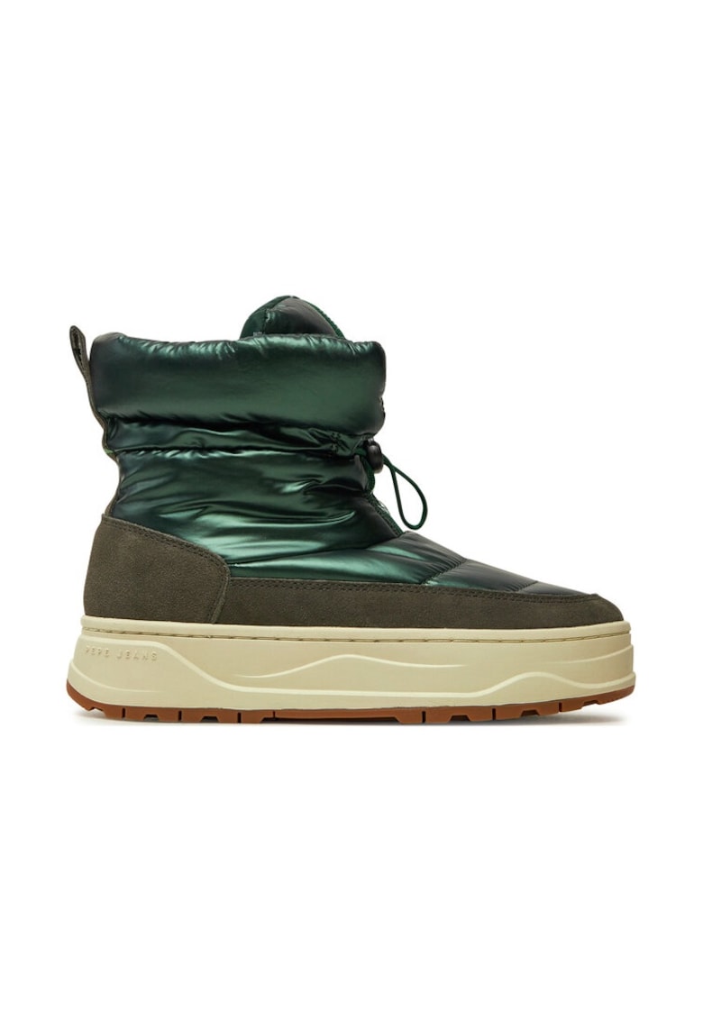 Ботуши за сняг PLS50554 Green - Естествена кожа Pepe Jeans
