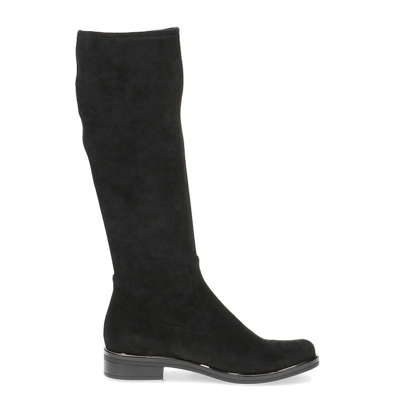 Ботуши от еко велур - Черен Caprice