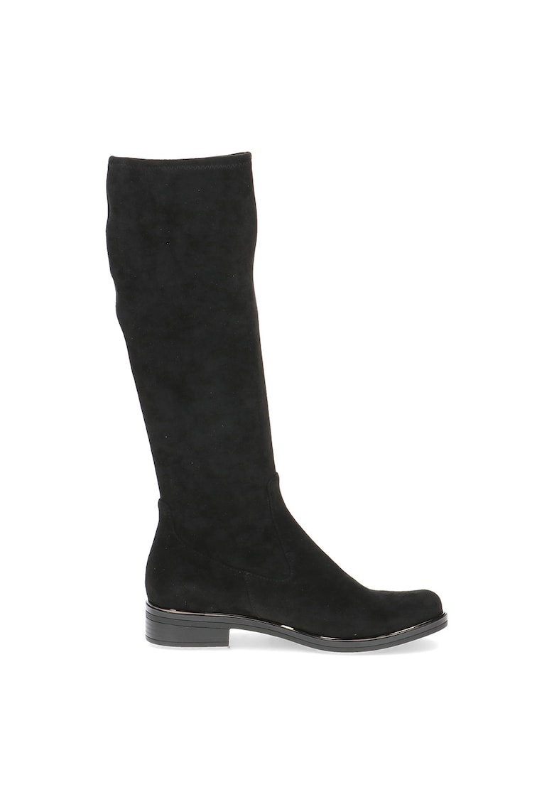 Ботуши от еко велур - Черен Caprice