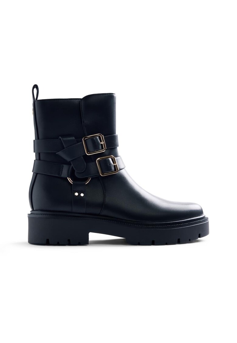 Ботуши от еко кожа - Черен Gioseppo