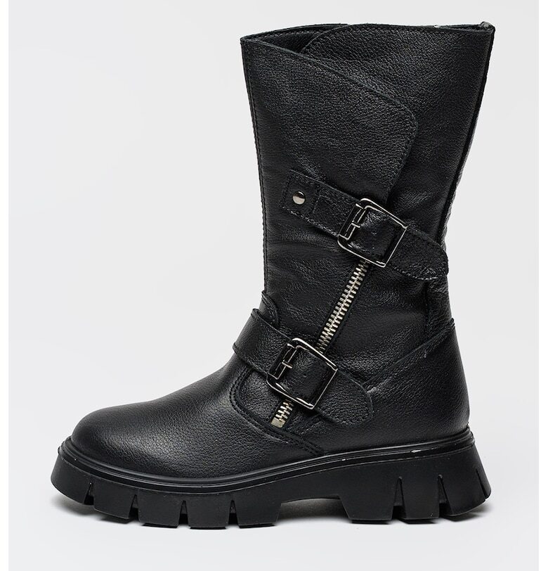 Ботуши от еко кожа - Черен Primigi