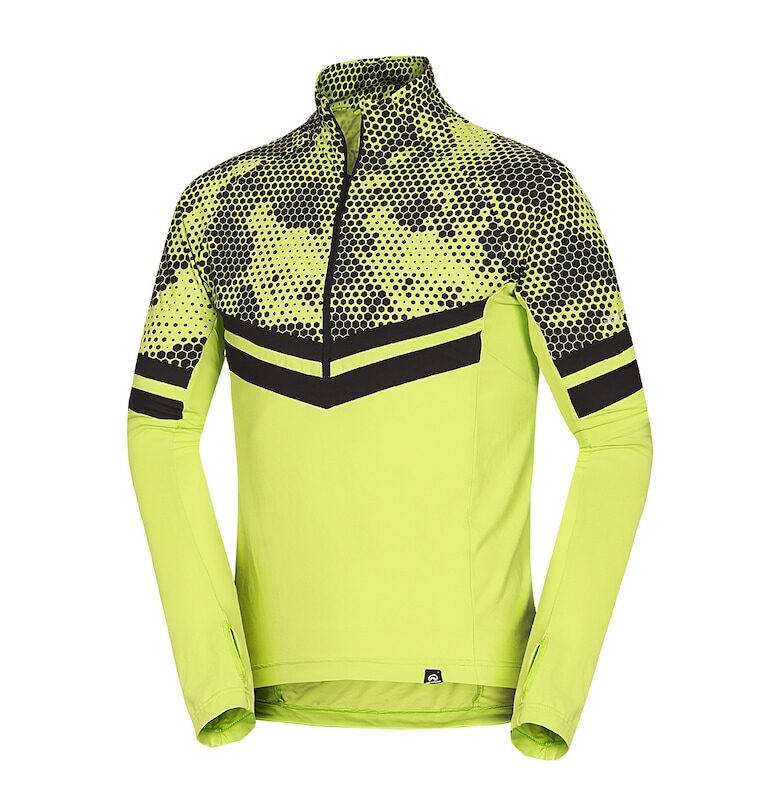 Бързосъхнеща тениска от Dri-release®DUO материал за мъже Valarie - Неоново зелено NORTHFINDER