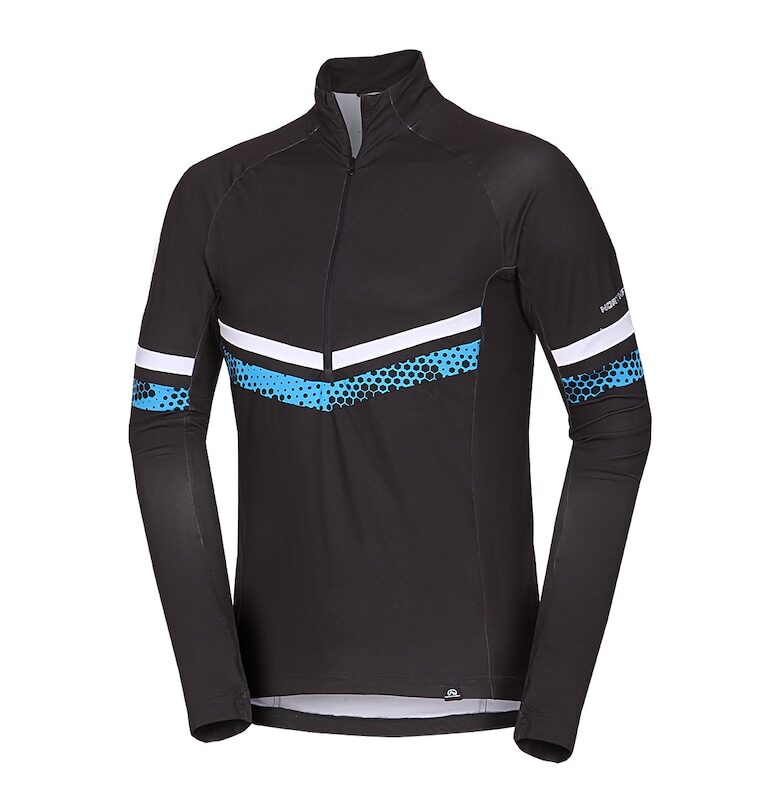 Бързосъхнеща тениска от Dri-release®DUO материал за мъже Valarie - Черен NORTHFINDER