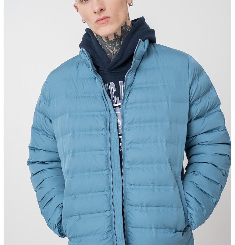 Ватирано зимно яке Creston - Светлосин Mustang