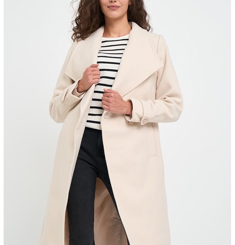 Ватирано палто с джобове встрани Timeout