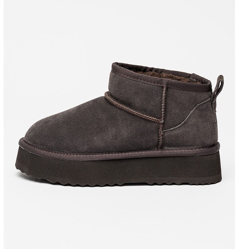 Велурени боти Brogan - Тъмнокафяв KYOTO-3