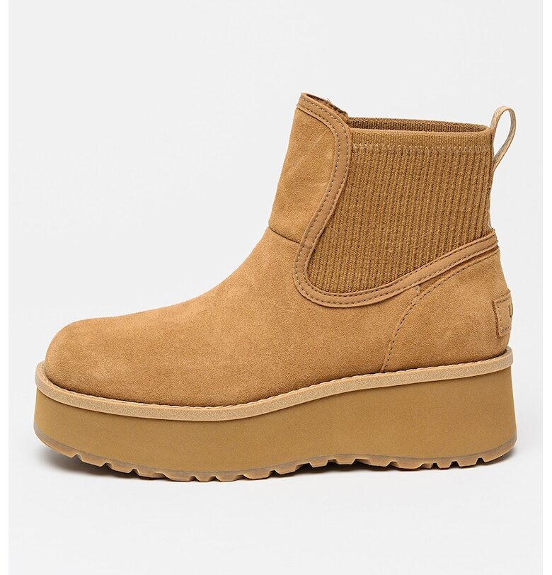 Велурени боти Cityfunc Chelsea - Бежов UGG