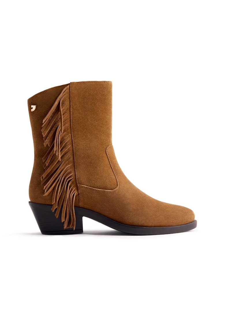 Велурени боти Cowboy - Кафяв Gioseppo