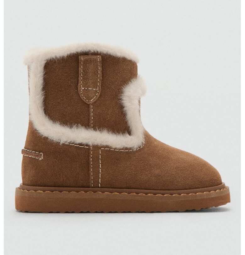 Велурени боти - Карамел/Крем Mango