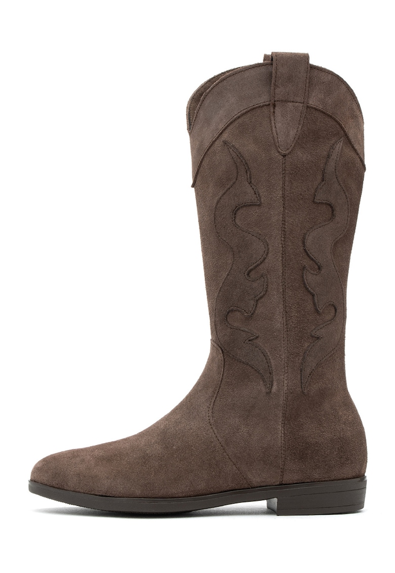 Велурени боти - Кафяв RYLKO