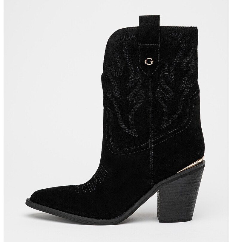 Велурени боти - Черен GUESS
