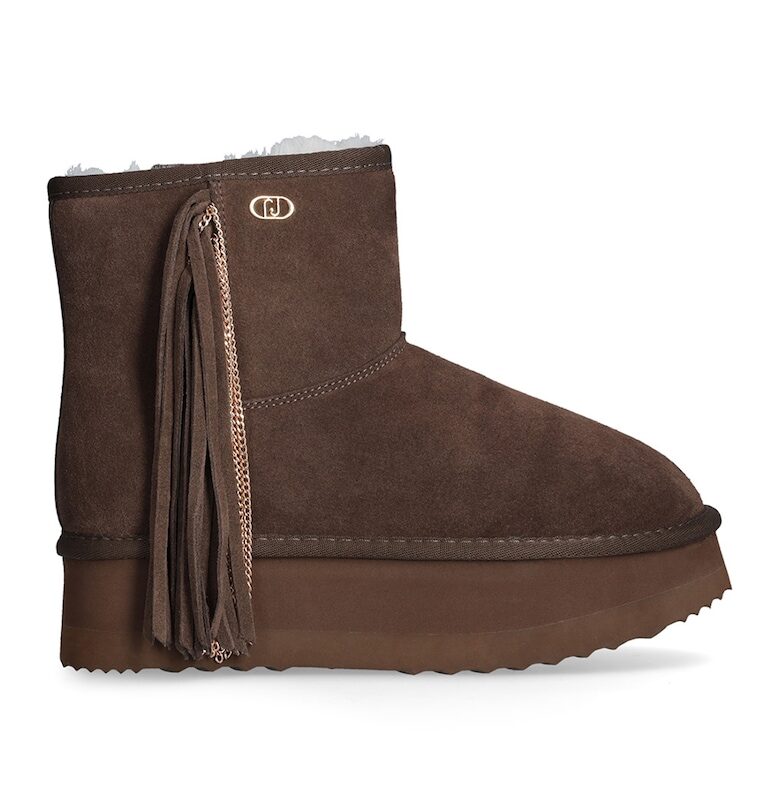 Велурени боти с ресни - Кафяв Liu Jo