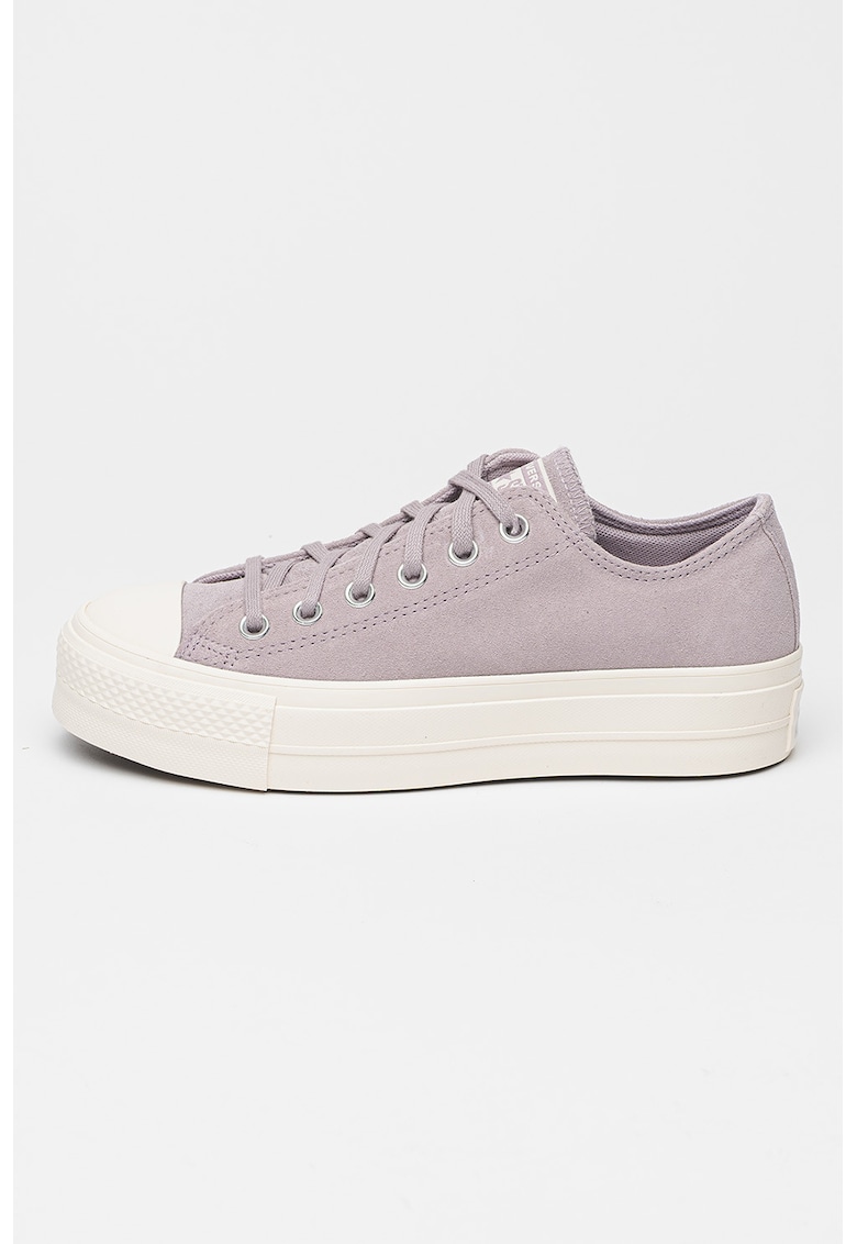 Велурени маратонки Chuck Taylor All Star Life - Лилав Converse