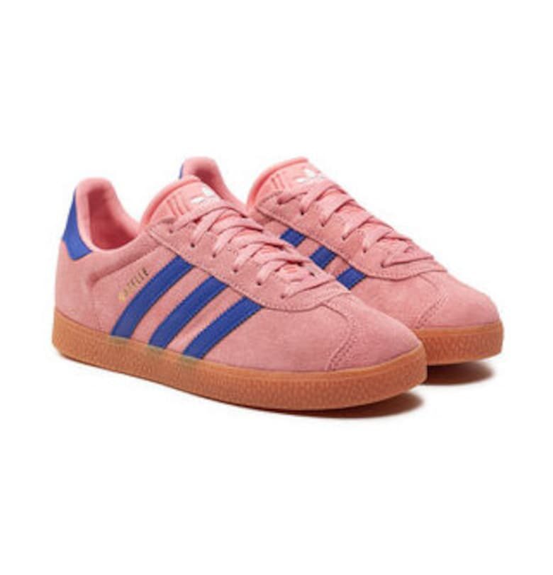 Велурени маратонки  с цветен блок дизайн Gazelle - adidas
