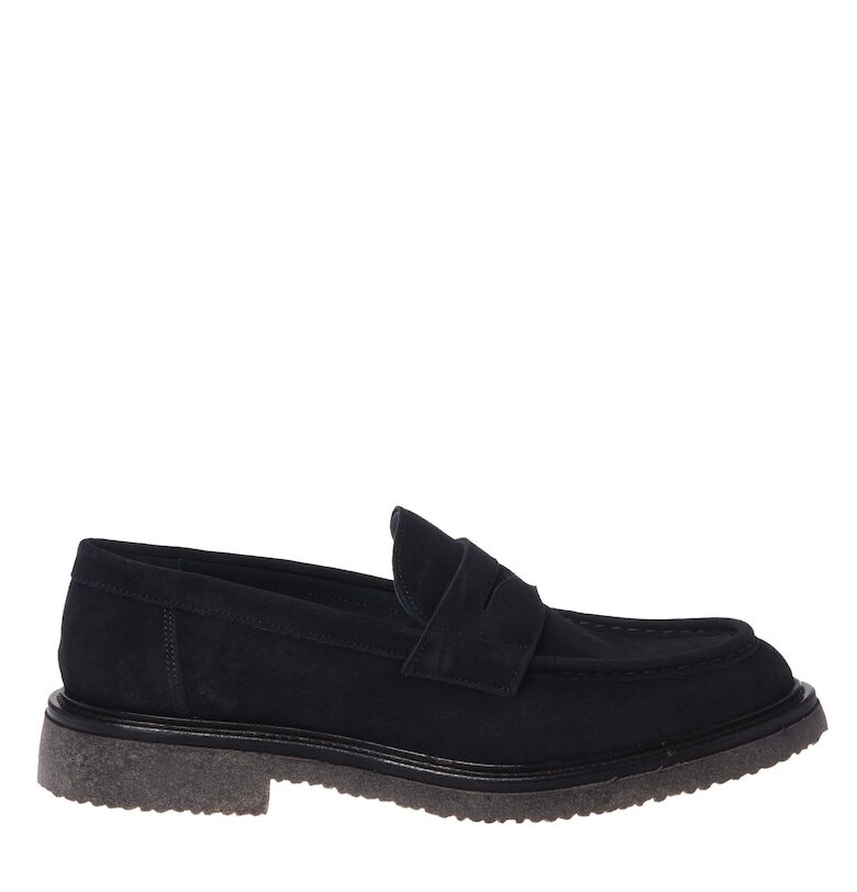 Велурени мокасини - Син Baldinini