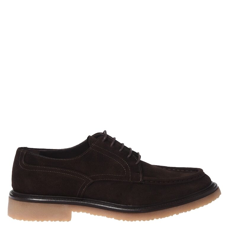 Велурени обувки с връзки - Кафяв Baldinini