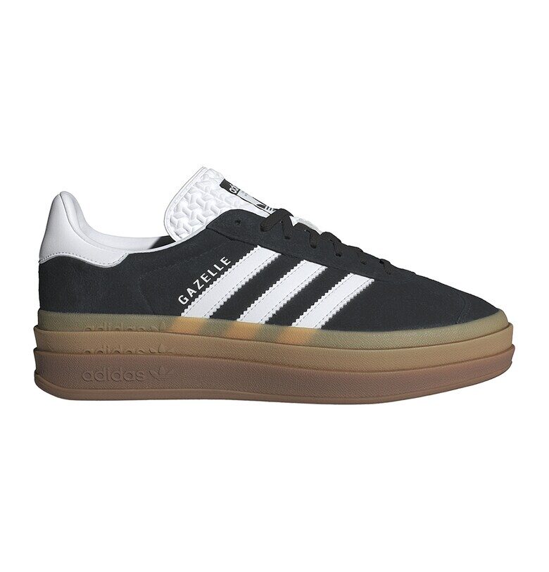 Велурени спортни обувки Gazelle Bold - Бял/Черен adidas Originals
