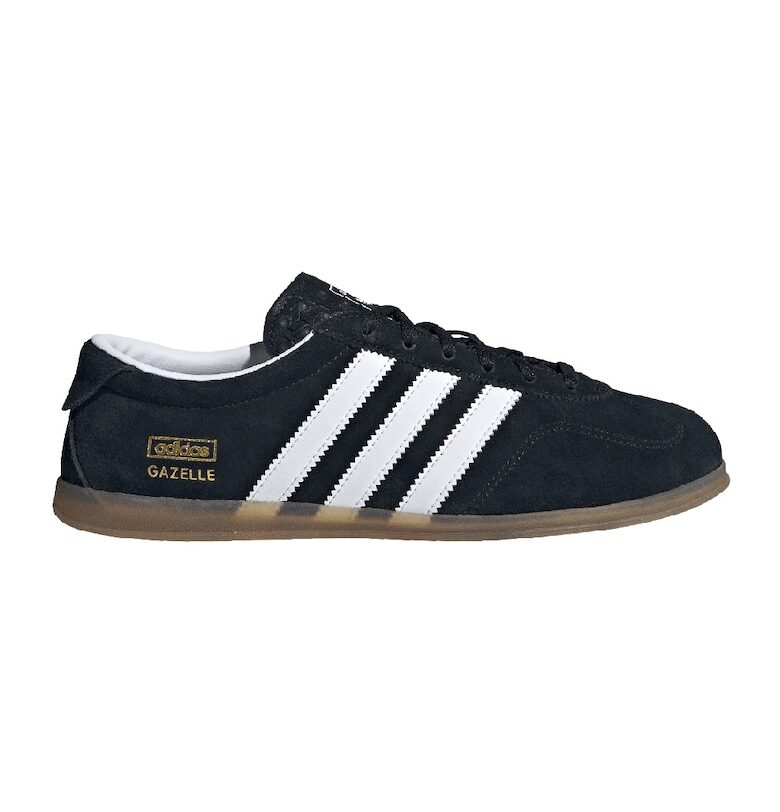 Велурени спортни обувки Gazelle Lo Pro - Бял/Черен adidas Originals