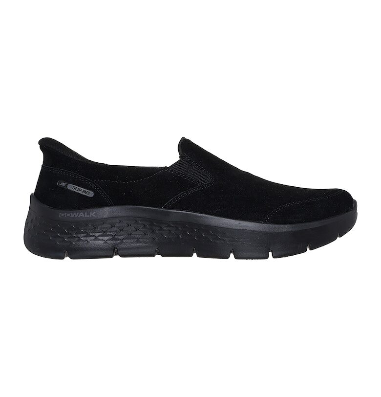 Велурени спортни обувки Go Walk Flex- Rue тип Slip-Ins - Черен Skechers