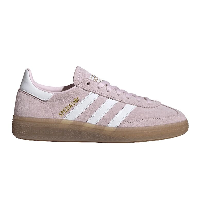 Велурени спортни обувки Handball Spezial - Бял/Пастелнорозов adidas Originals