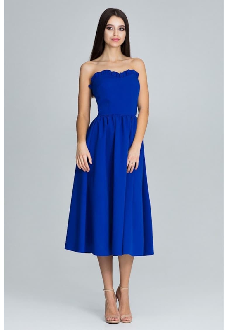 Вечерна рокля - 116337 - Синя - Син Figl