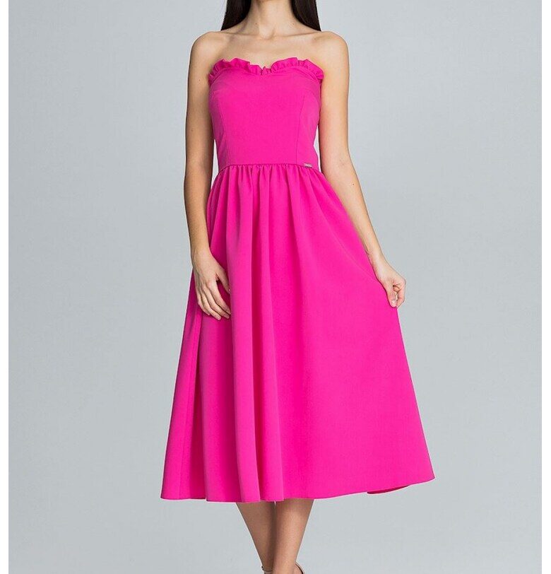 Вечерна рокля -  Розово Figl