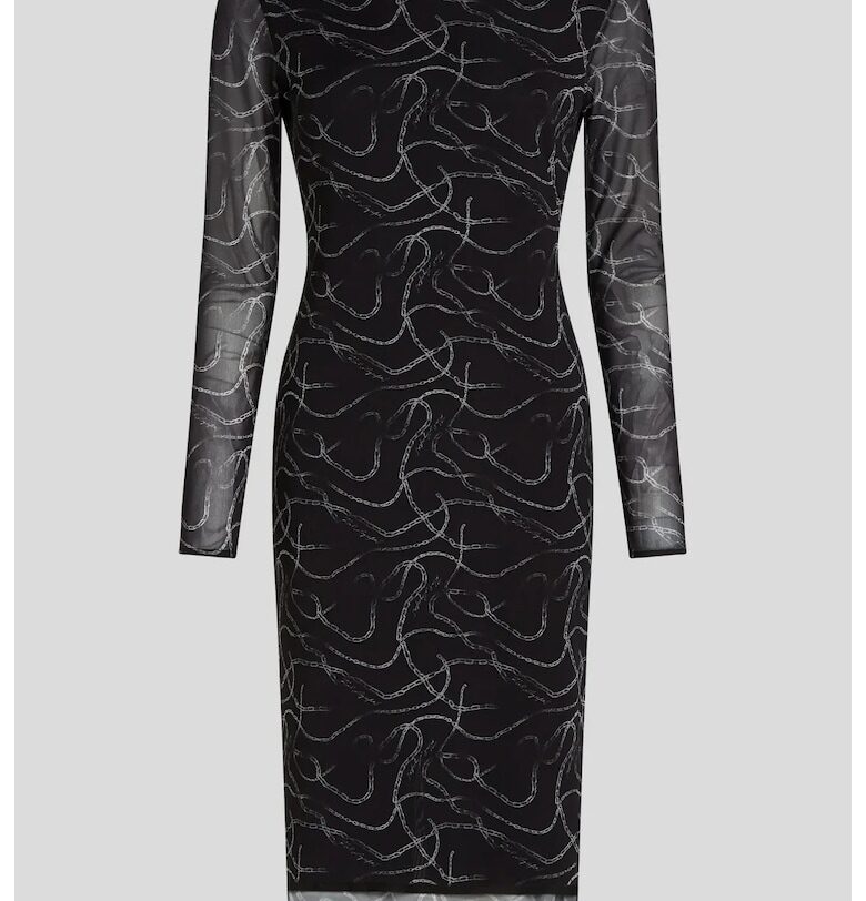 Вечерна рокля на  24ww1314 - Черен Karl Lagerfeld