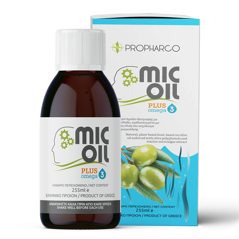 Високофенолен зехтин екстра върджин + масло от водорасли - Сърдечносъдово и неврологично здраве