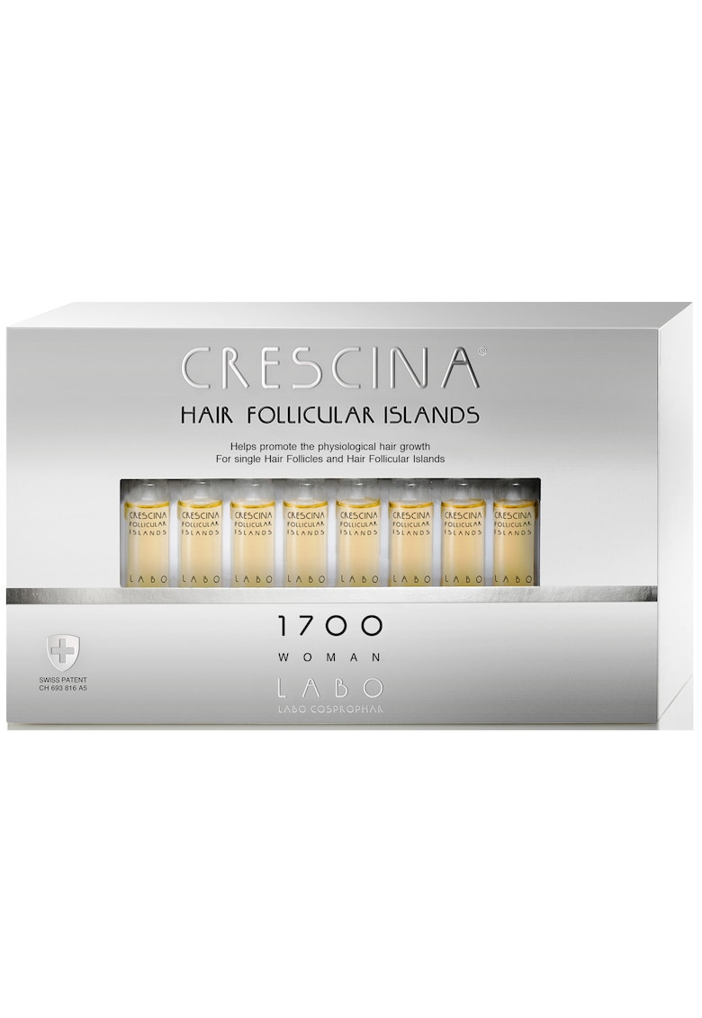 Вносно лечение на изтъняване на косата при жени Follicular Islands 1700 - 20 ампули Crescina