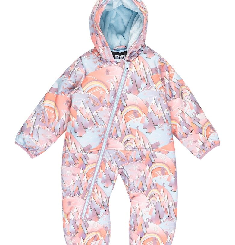 Водоустойчив гащеризон с цип - Жълт/Розова сьомга/Лилав ROXY