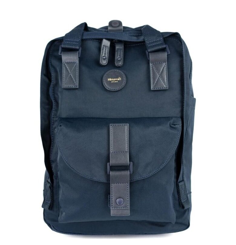 Водоустойчива унисекс раница с множество джобове - 65985 - Тъмносин Himawari